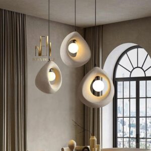 Đèn thả Wabi-sabi mặt trăng Moon Halo