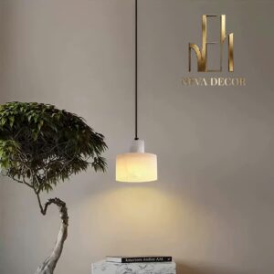 Đèn thả đá cẩm thạch tự nhiên