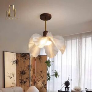 Đèn thả cánh hoa kiểu Pháp