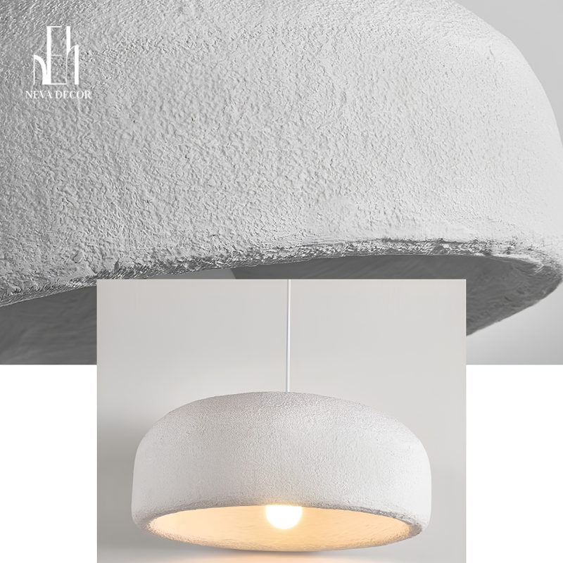 Đèn thả Wabi-Sabi đá - Ảnh 2