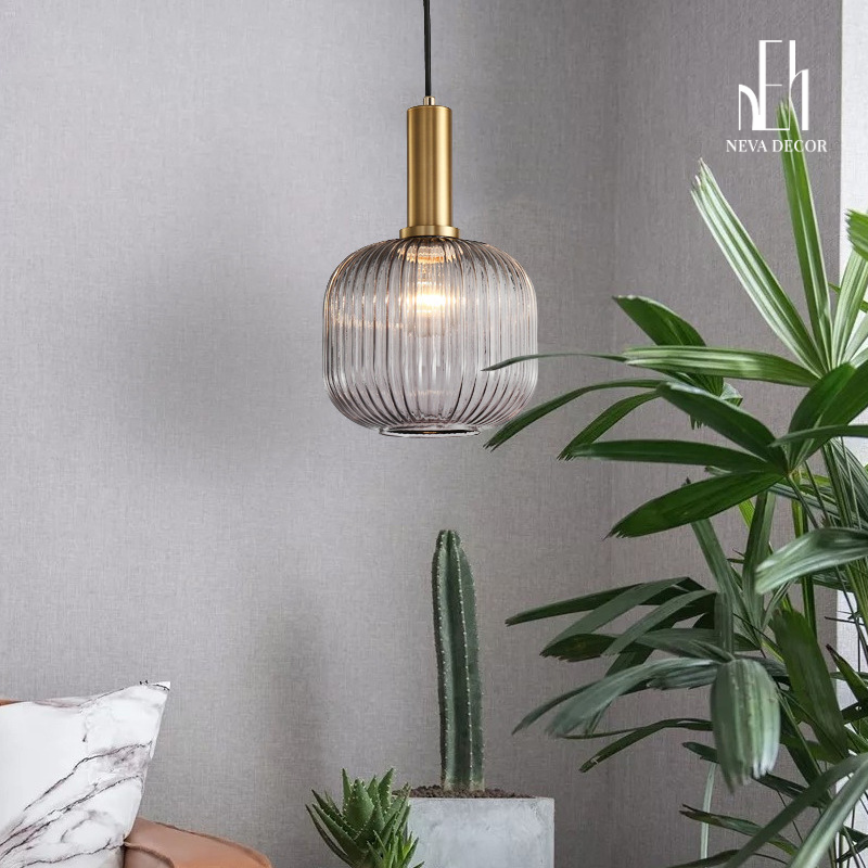 Đèn Thả Thủy Tinh Nordic Tối Giản - Ảnh 5