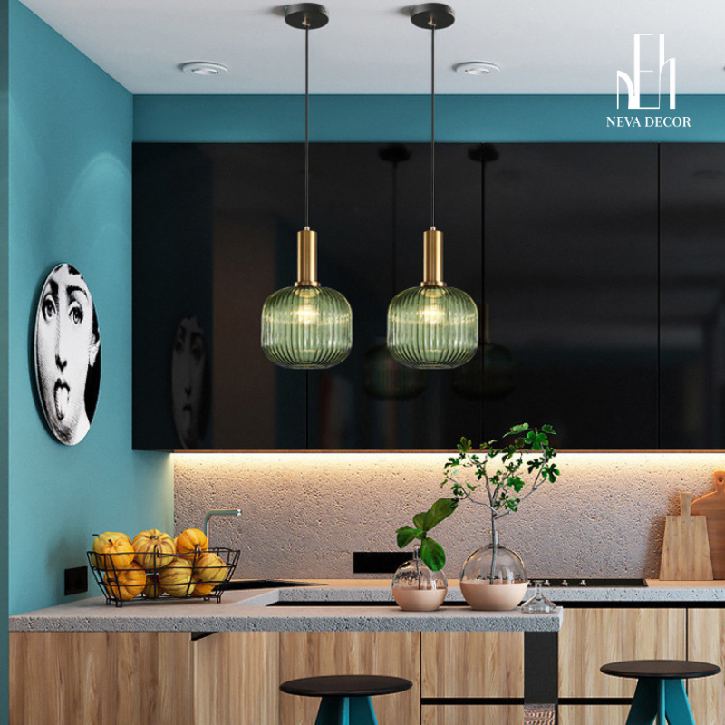 Đèn Thả Thủy Tinh Nordic Tối Giản - Ảnh 6