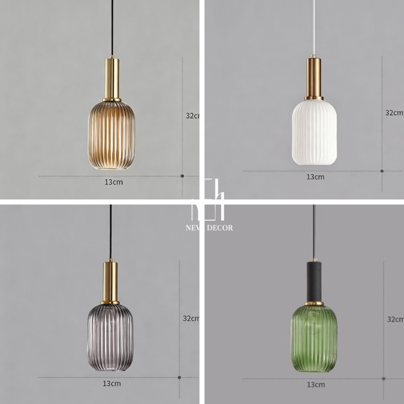 Đèn Thả Thủy Tinh Nordic Tối Giản - Ảnh 7