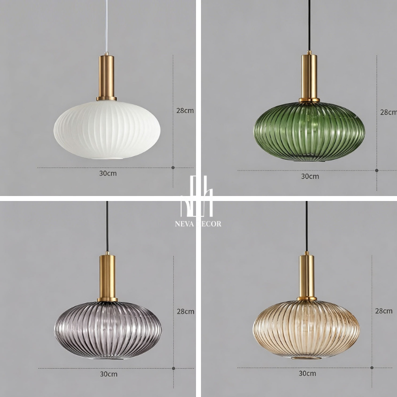 Đèn Thả Thủy Tinh Nordic Tối Giản - Ảnh 9