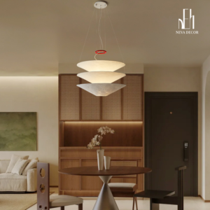 Đèn Thả Giấy Da Cừu Wabi-Sabi 3 Tầng