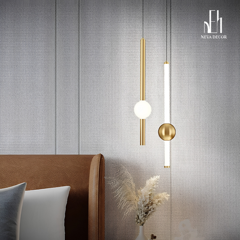 Đèn Thả LED Thanh Dài Bi Cầu Bắc Âu Sang Trọng