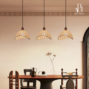 Đèn Thả Chao Vải Wabi-Sabi