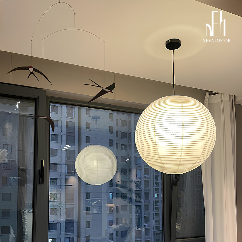 Đèn Thả Washi Hình Cầu - Ảnh 4