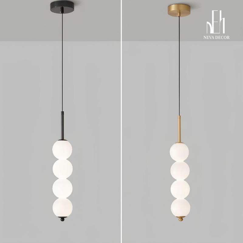 Đèn thả LED bi cầu Bắc Âu - Ảnh 3