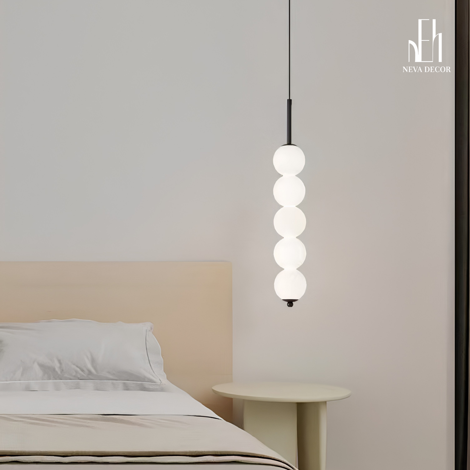 Đèn thả LED bi cầu Bắc Âu - Ảnh 4