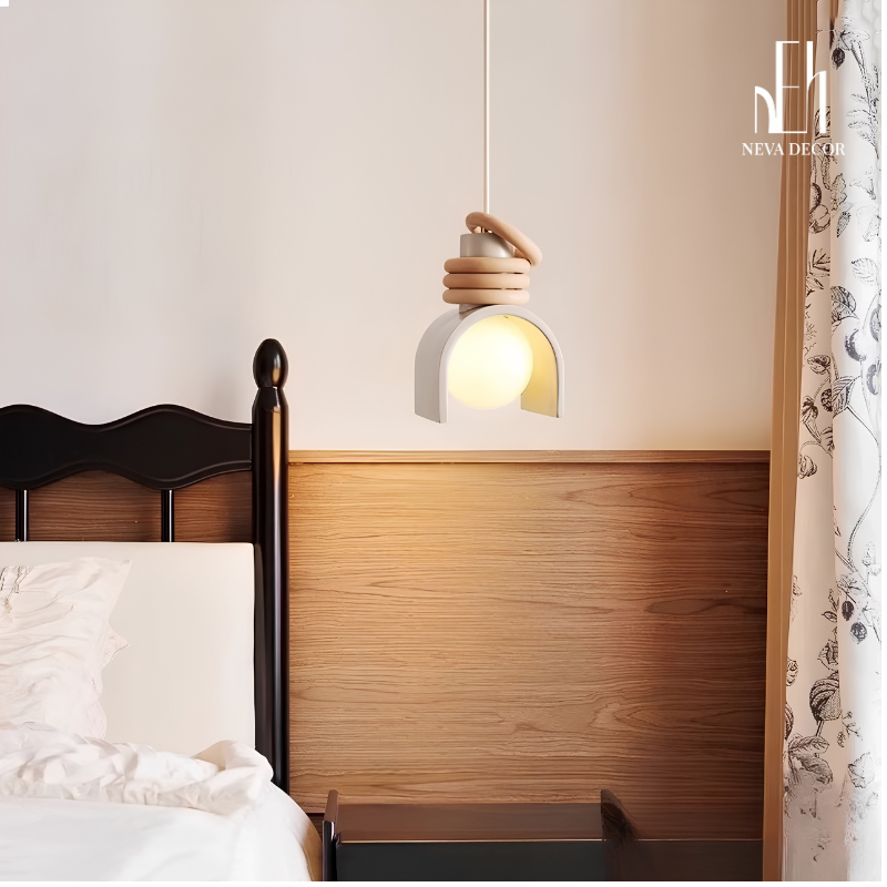 Đèn thả vòng Retro Bắc Âu - Ảnh 5