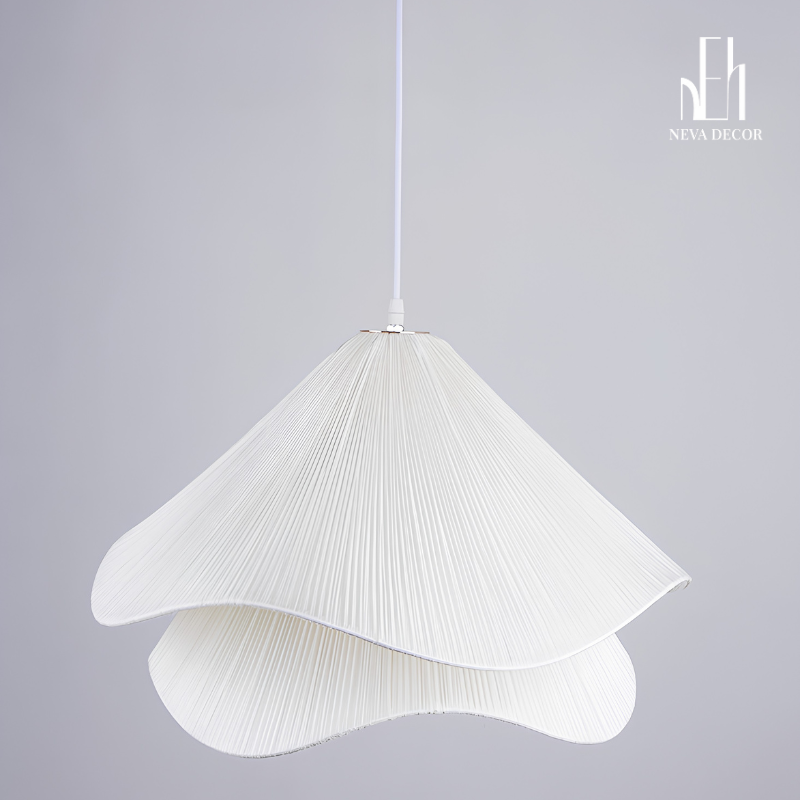 Đèn thả Wabi-Sabi sóng - Ảnh 6