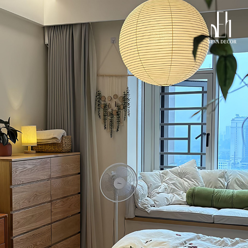 Đèn Thả Washi Hình Cầu - Ảnh 7