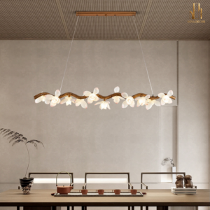 Đèn Thả Hoa Sen Wabi Sabi Lotus Branch