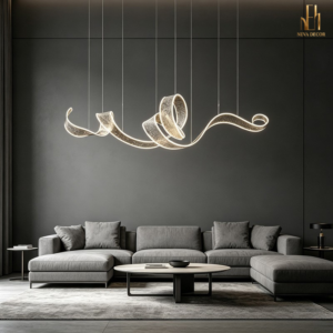 Đèn Thả Nghệ Thuật Ribbon Wave