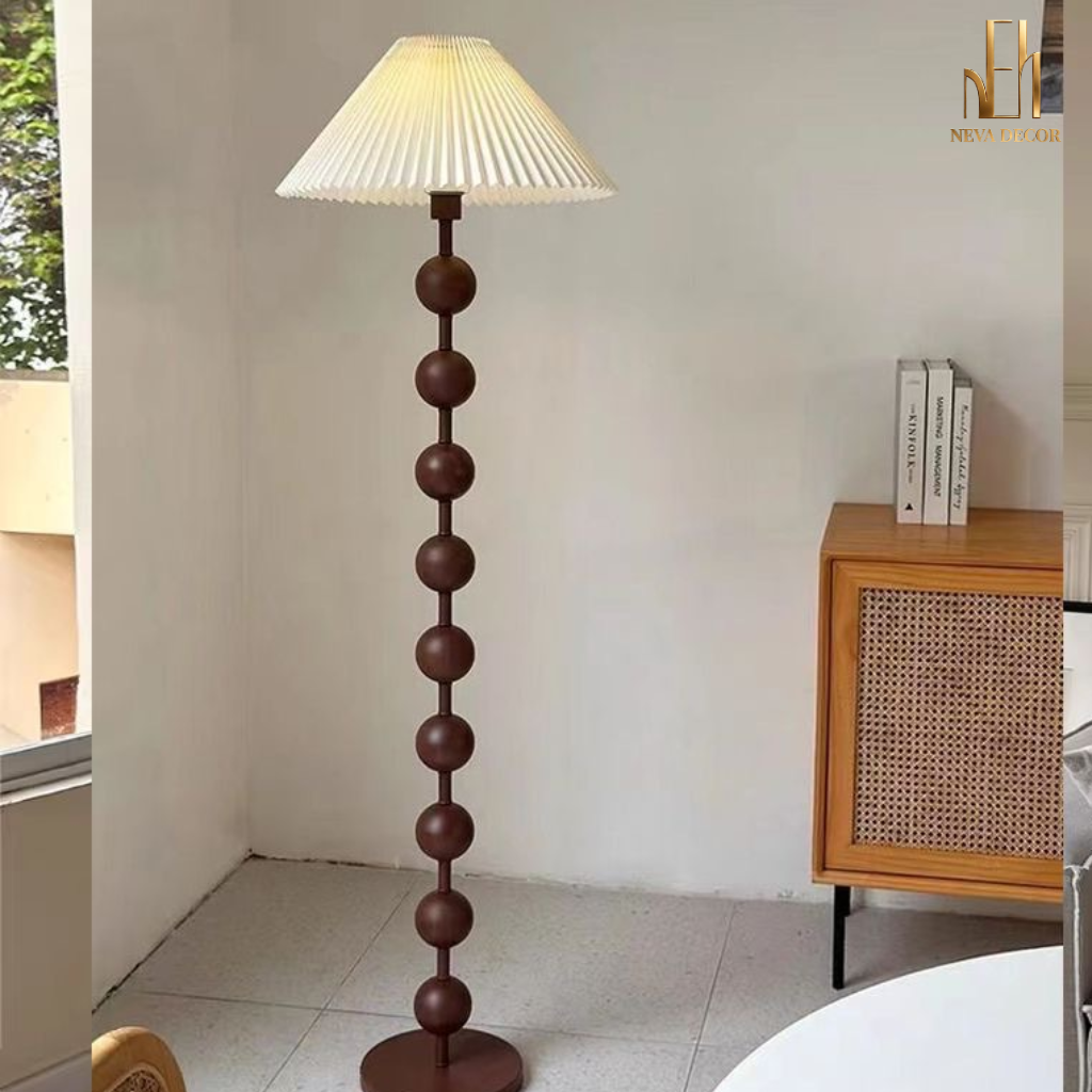 Đèn Cây Gỗ Chuỗi Hạt Wooden Pearl - Ảnh 3