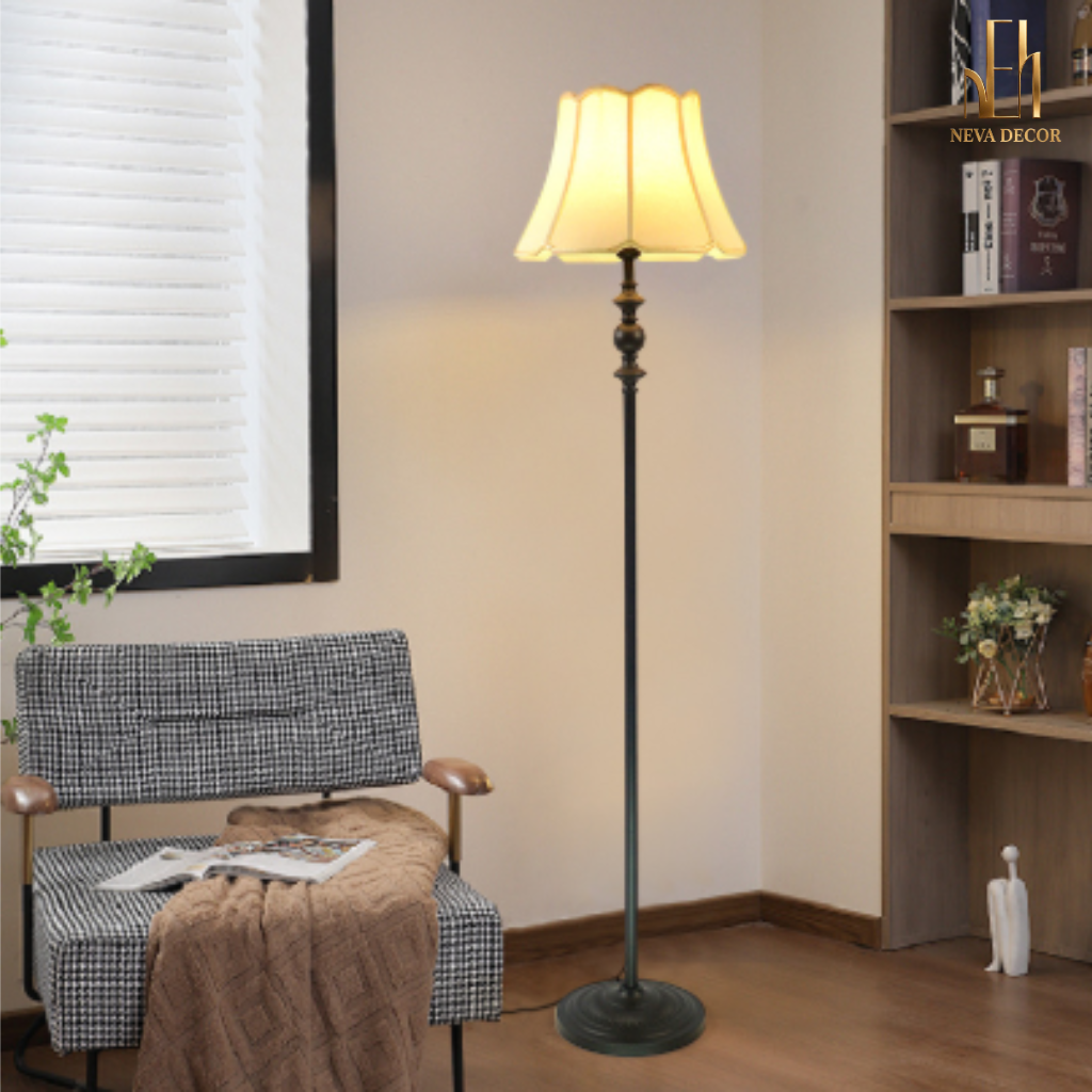 Đèn cây Mỹ cổ điển - Vintage Floor Lamp - Ảnh 4