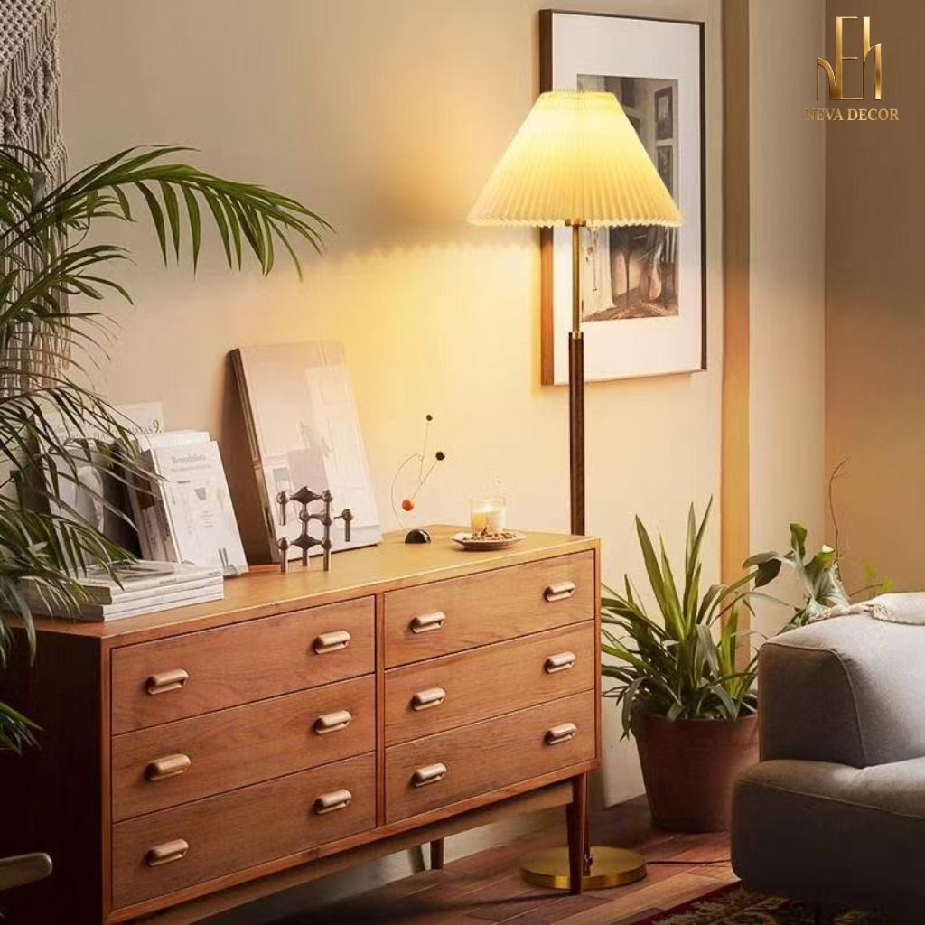 Đèn Cây Chao Xếp Li Phong Cách Retro - Ảnh 4